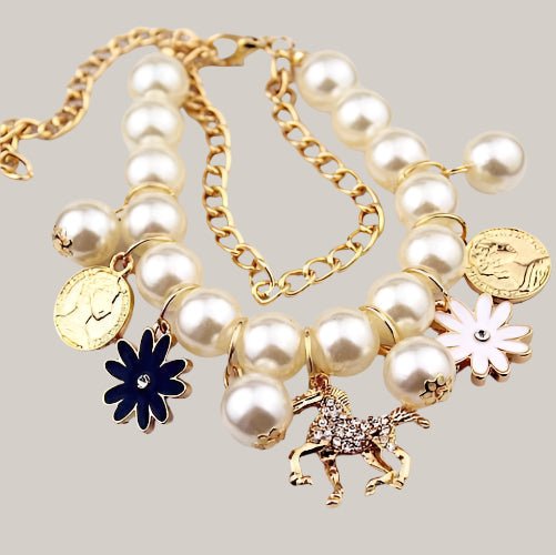 Pearl Flower Bracelet