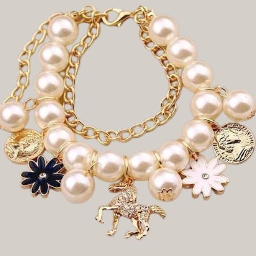 Pearl Flower Bracelet