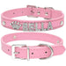 Personalized Cat Collar Pink 5letters