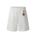 Personalized Pendant Accessories Cargo Shorts Men White