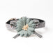 Pet dog collar pu dog collar cat collar Grey