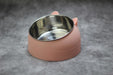 Pet food pot Pink