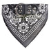 Pet lettering dog collar Black1