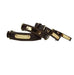 Pet lettering dog collar Coffee