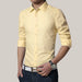 French Dress Shirt Formal Tuxedo Shirts Yellow