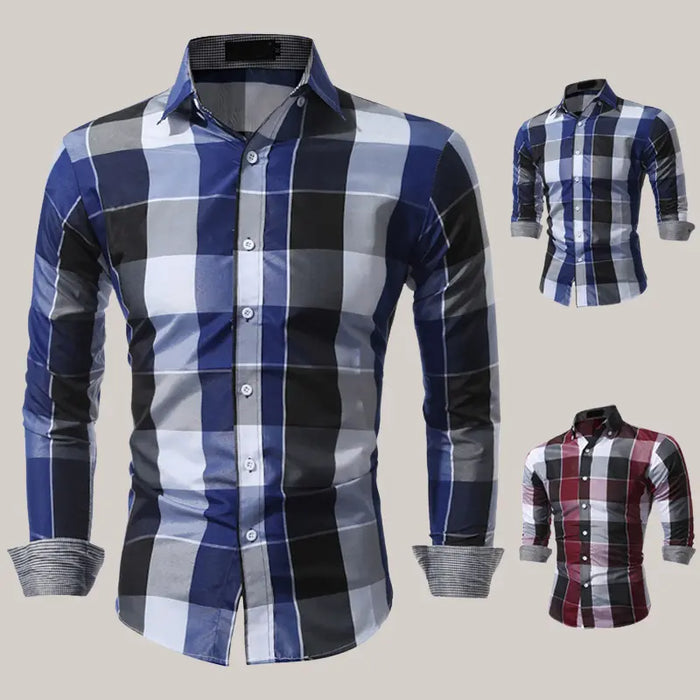 Classic Plaid Dress Shirts