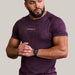 Sports T-shirt Men Purple Camouflage