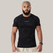 Sports T-shirt Men Black Camouflage