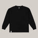 Solid Color Oversize Long-sleeved T-shirt Men Black