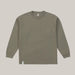 Solid Color Oversize Long-sleeved T-shirt Men Green