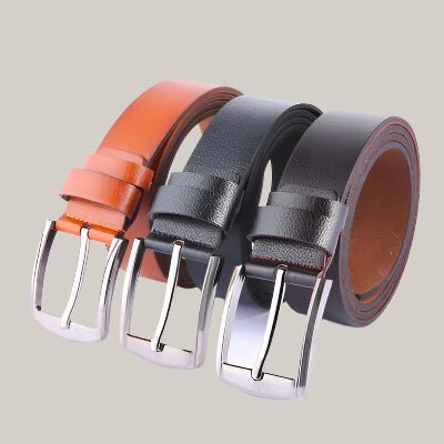 Pin buckle belts