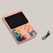 Pocket Handheld Game Console with 500 Classic Games Pink