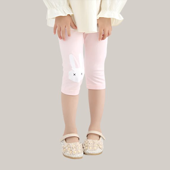 Elastic-Waist Baby Pants Pink