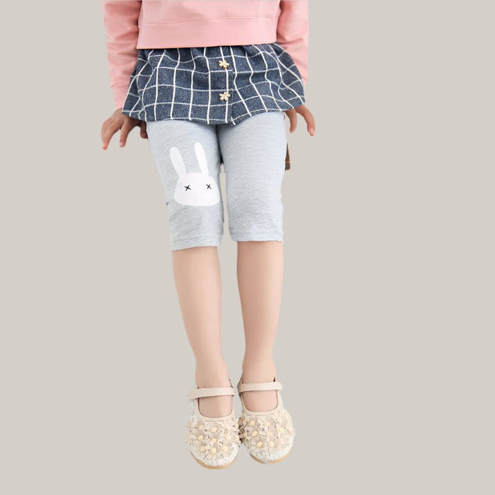 Elastic-Waist Baby Pants Grey