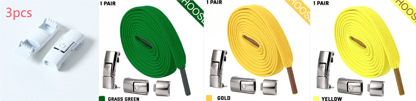 No-Tie Elastic Shoelaces for Children Set5