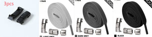 Press Lock Shoelaces Without Ties Elastic Laces Sneaker 8MM Widened Flat No Tie Shoe Laces Kids Shoelace For Shoes Set