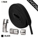 Press Lock Shoelaces Without Ties Elastic Laces Sneaker 8MM Widened Flat No Tie Shoe Laces Kids Shoelace For Shoes Black
