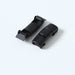 Press Lock Shoelaces Without Ties Elastic Laces Sneaker 8MM Widened Flat No Tie Shoe Laces Kids Shoelace For Shoes Black shoe buckle
