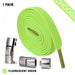 No-Tie Elastic Shoelaces for Children FLUORESCENT GREEN