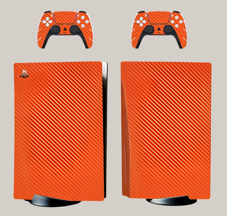 PS5 Controller Protective Sticker Orange