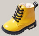 PU Leather Waterproof Martin Boots For Kids