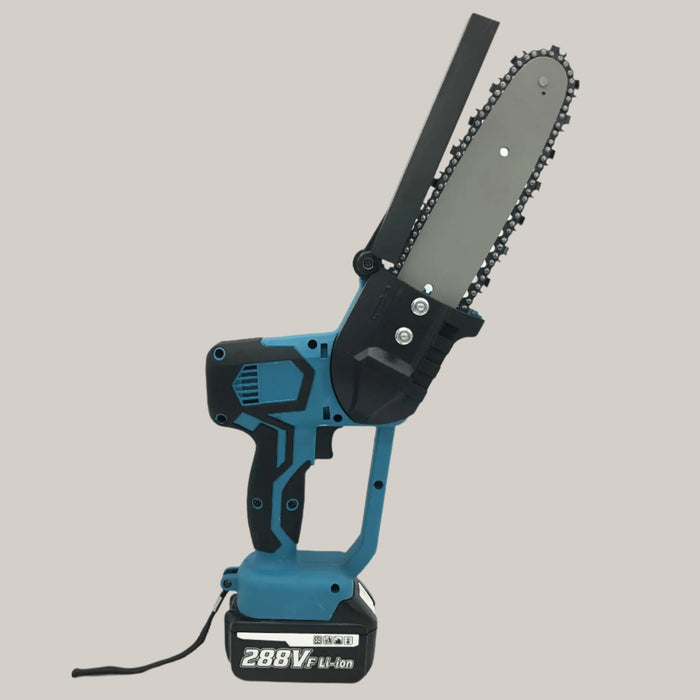 Rechargeable logging saw Blue Bare metal