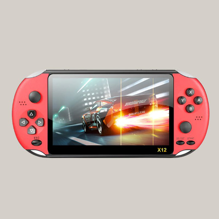 Retro Handheld Arcade Game Console Red