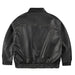 Loose Retro Leather Jacket for Men and Women