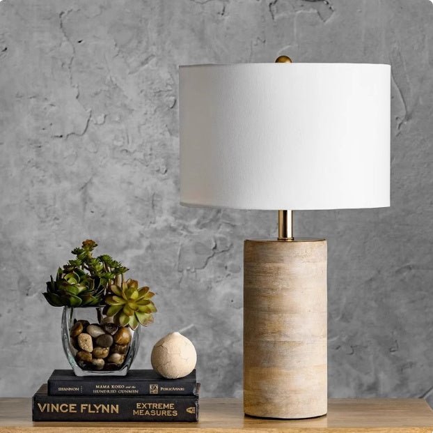 Retro Solid-Wood Decorative Lamp