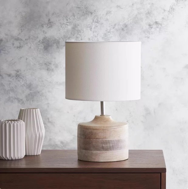Retro Solid-Wood Decorative Lamp