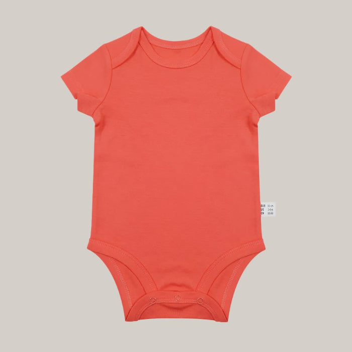 Newborn Baby Romper, 0–12 Months Watermelon Red