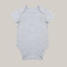 Newborn Baby Romper, 0–12 Months Light Gray