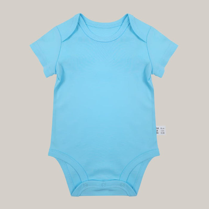 Newborn Baby Romper, 0–12 Months Sky Blue