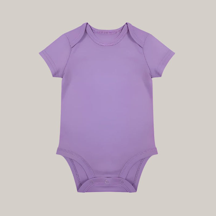 Newborn Baby Romper, 0–12 Months Purple