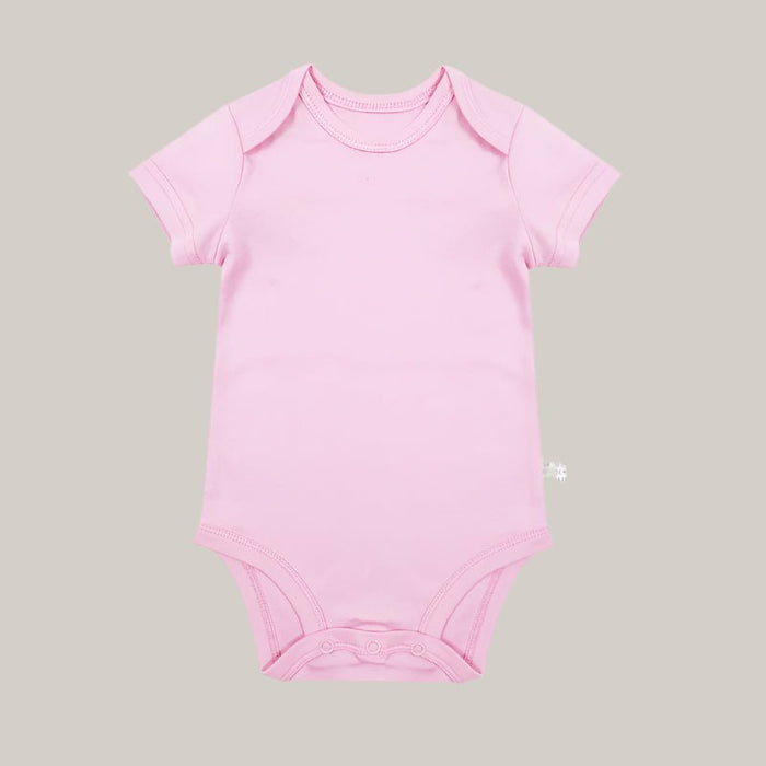 Newborn Baby Romper, 0–12 Months Light Pink