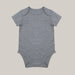 Newborn Baby Romper, 0–12 Months Dark Gray