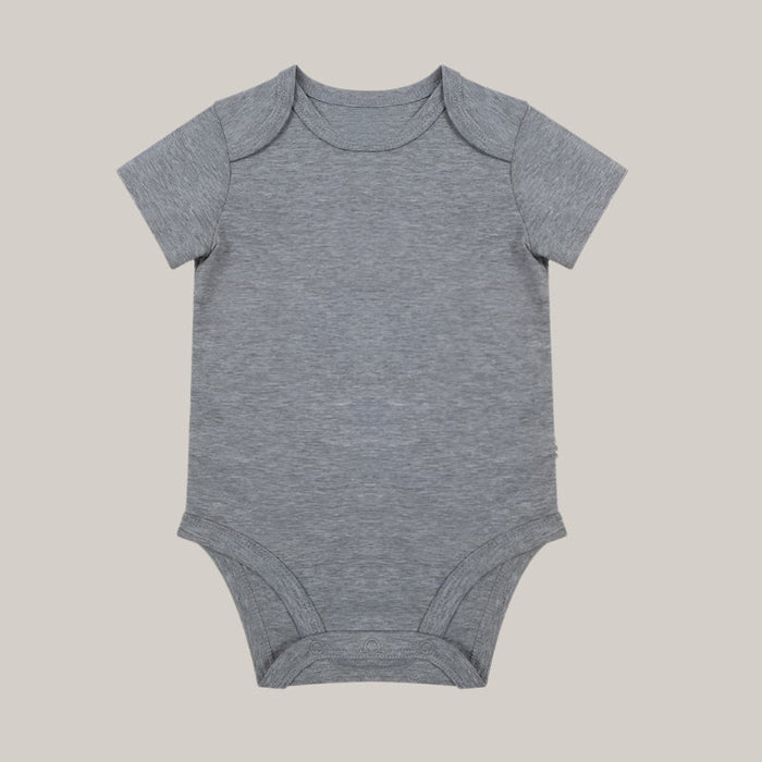 Newborn Baby Romper, 0–12 Months Dark Gray