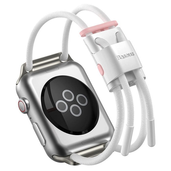 Rope watch strap White