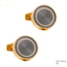 Men's Round Enamel Cufflinks CA1002 6 Copper