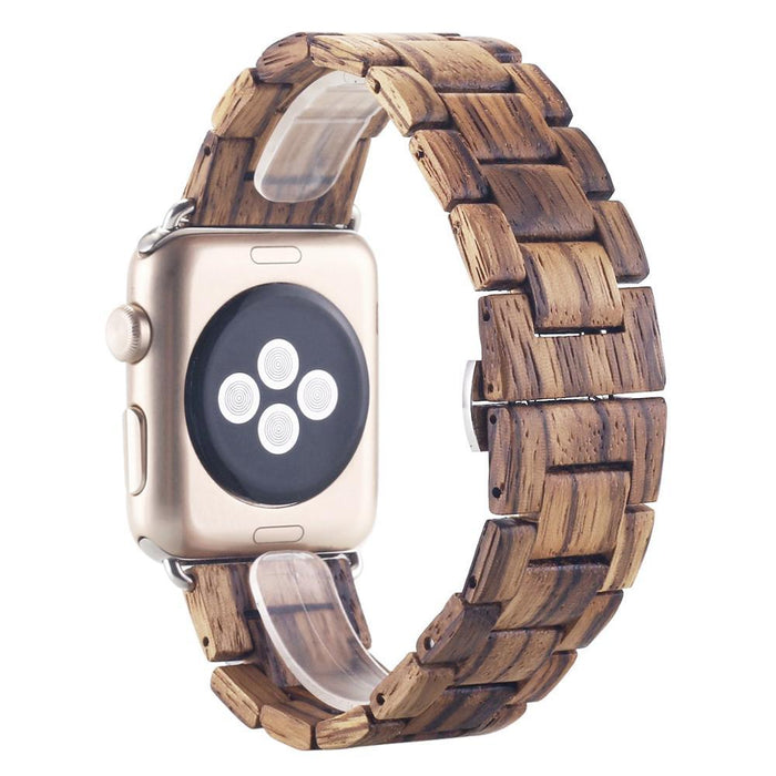 Sandalwood Watch Strap with Butterfly Clasp