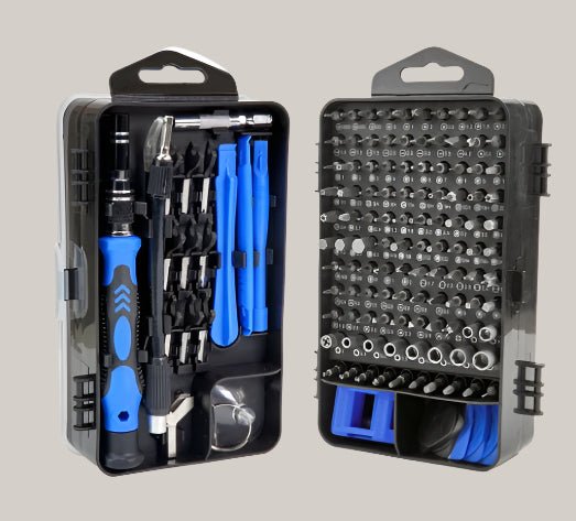 Screwdriver Tool Set Combination Repair Screwdriver Blue 138in1