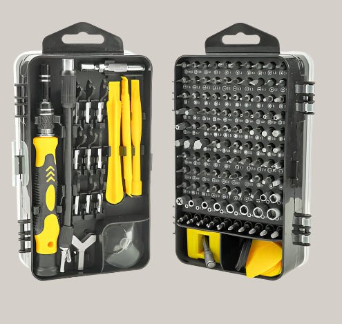 Combination Repair Screwdriver Set Yellow 138in1