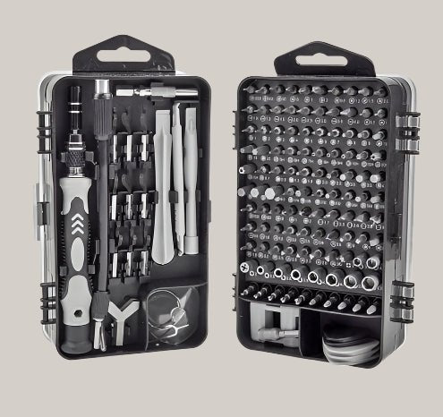 Screwdriver Tool Set Combination Repair Screwdriver Offwhite 138in1