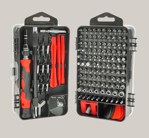 Screwdriver Tool Set Combination Repair Screwdriver Red 138in1