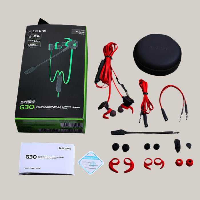 Shuangmai computer gaming headset Red