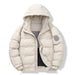 Men's Short Winter Coat Beige