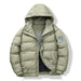 Men's Short Winter Coat Green