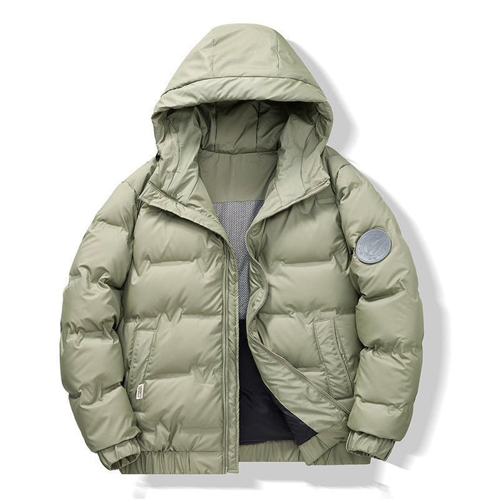 Men's Short Winter Coat Green