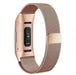 Stainless Steel Smart Bracelet Strap Rose gold