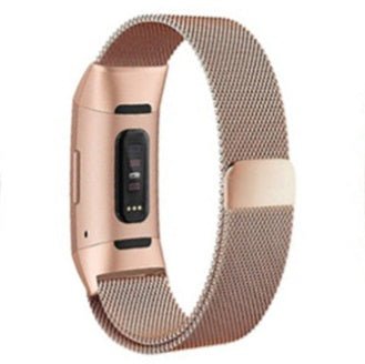 Stainless Steel Smart Bracelet Strap Rose gold